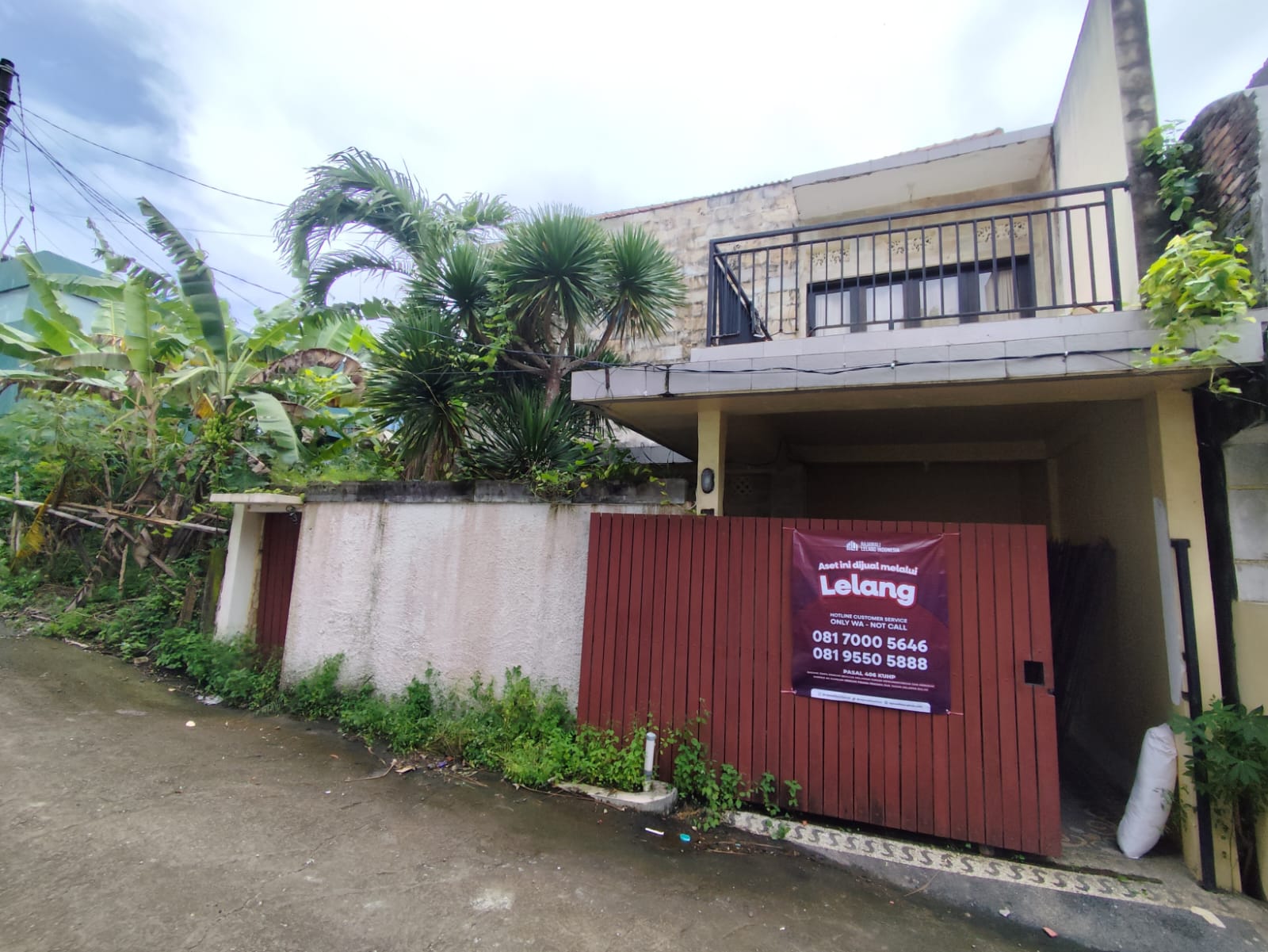 AGUNAN LELANG RUMAH TINGGAL