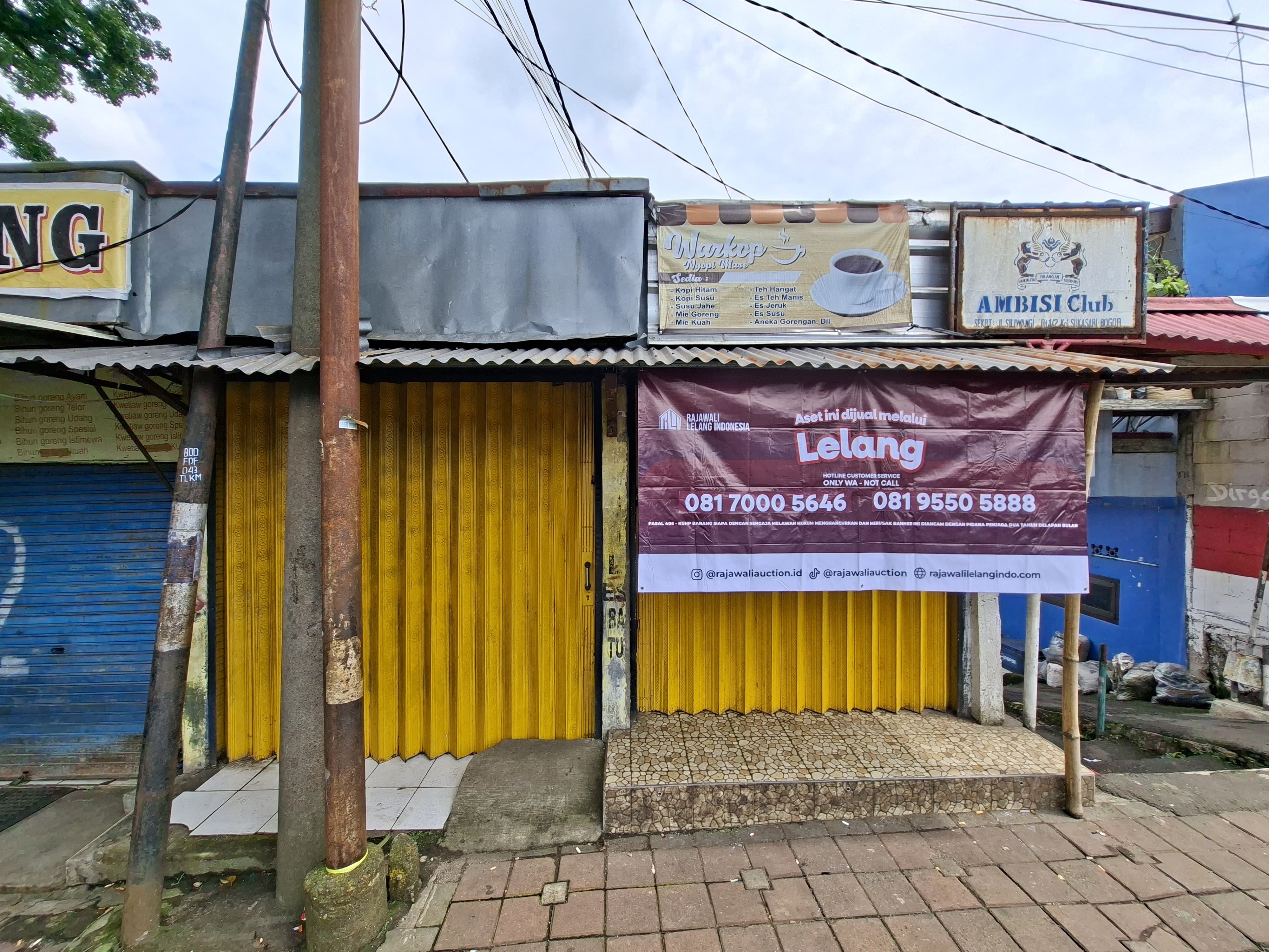 AGUNAN LELANG KIOS